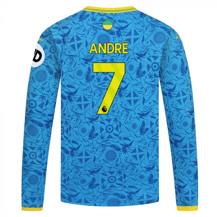 Wolves Fanshop | 2025-26 Wolves Third Shirt – Junior – LS ANDRÉ 7 Wolves Merchandise Collection